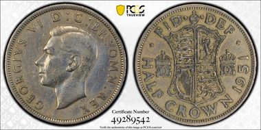 1951 1/2 Cr S-4106 N1