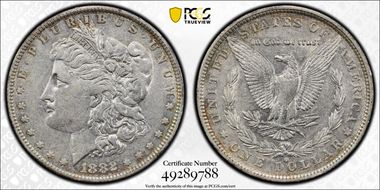 1882-O $1 XF40