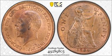 1936 1D S-4055 MS63RB