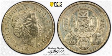 2011 £1 S-J31 Cardiff Arms N1