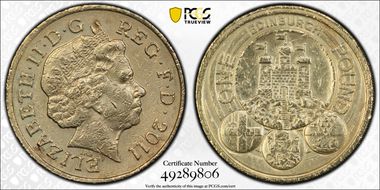 2011 £1 S-J30 Edinburgh Arms N1