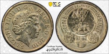 2010 £1 Belfast Arms S-J29 N1