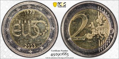 2023 € 2 50 Years of EU Membership MS61