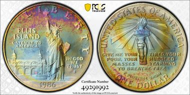 1986-S $1 Statue Of Liberty PR68CAM