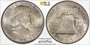 1950-D 50C MS63