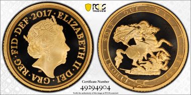 2017 1/4 Sov S-SA5 St. George PR70DCAM