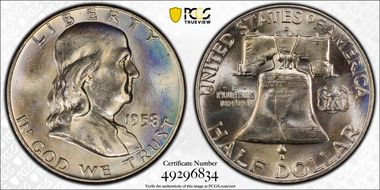 1958-D 50C MS63FBL