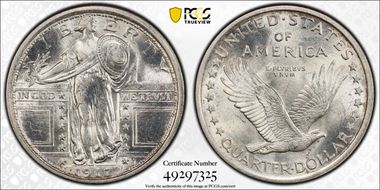 1917 25C Type 1 MS66