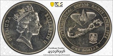 1996 $1 International Senior Games MS62