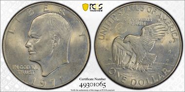1971 $1 MS65
