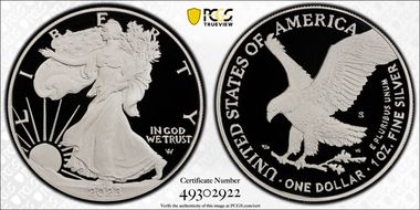 2023-S $1 Silver Eagle PR70DCAM