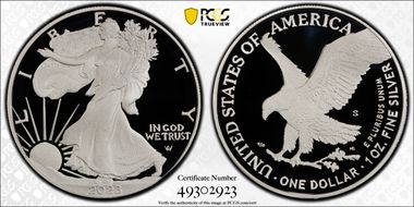 2023-S $1 Silver Eagle PR70DCAM