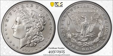 2023 $1 Morgan Dollar MS70