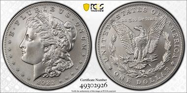 2023 $1 Morgan Dollar MS70