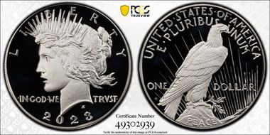 2023-S $1 Peace Dollar PR70DCAM
