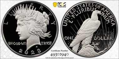 2023-S $1 Peace Dollar PR70DCAM