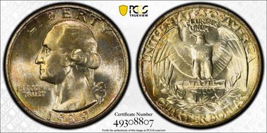 1939-S 25C MS67+