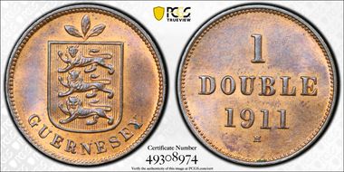 1911-H Double KM-11 MS64RB