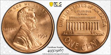 1994 1C MS67RD