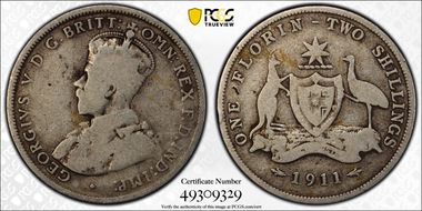 1911 Florin KM-27  Ag VG10