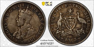 1912 Florin VF25
