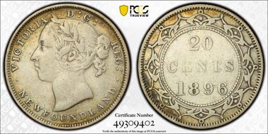 1896 20C Small 96 VF30