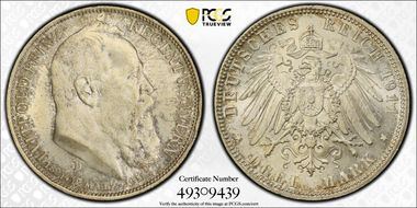 1911-D 3 Mk Birthday J-49 Ag MS66