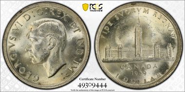 1939 S$1 MS63