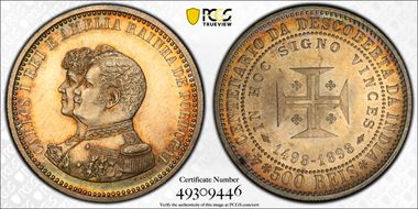 1898 500 R Discovery of India MS63