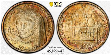 1977 1000 L Birth of Brunelleschi MS66