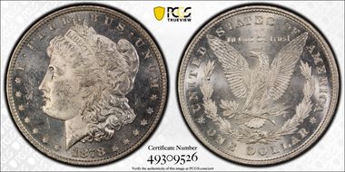 1878 8TF $1 MS63