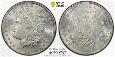 1897 $1 MS66+