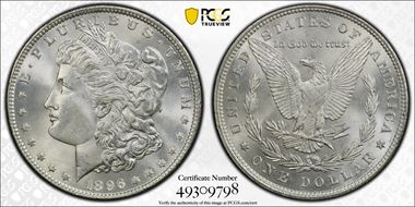 1896 $1 MS67