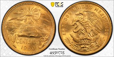 1960-Mo 20C KM-440 MS66RD