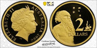 2000 $2 PR70DCAM