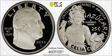 2024-S 25C Celia Cruz First Strike PR70DCAM