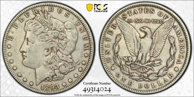 1893 $1 VF35