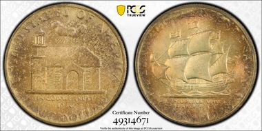 1936 50C Delaware MS64