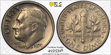 1970 10C MS64