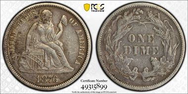 1876 10C XF40