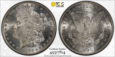 1878-S $1 MS62