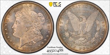 1880 $1 VAM 29 Checkmark MS64