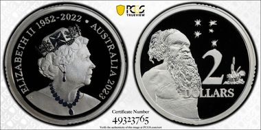 2023 $2 Queen Elizabeth II Memorial  Silver PR70DCAM