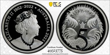 2023 5C Queen Elizabeth II Memorial Silver PR70DCAM