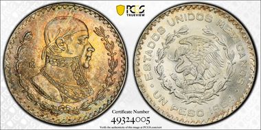 1964-Mo Peso KM-459 MS67