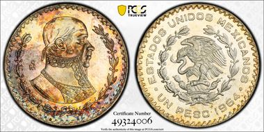 1964-Mo Peso KM-459 MS67