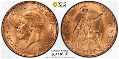 1929 1D S-4055 MS64RD