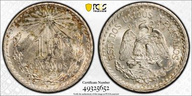 1925-M 10C KM-431  Ag MS66