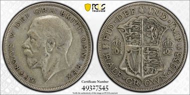 1933 1/2 Cr S-4037 VF25