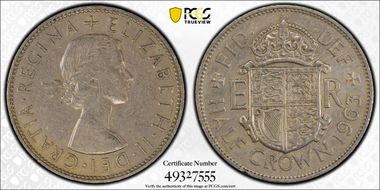 1963 1/2 Cr S-4145 AU50